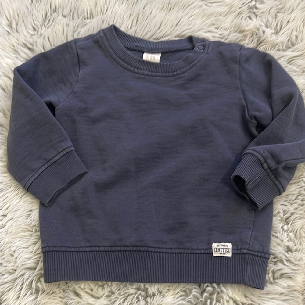 Kids H&M boys Navy Blue Sweatshirt